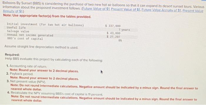 the last expert got 3/4 wrong, please help! Balloons By Sunset (BBS)