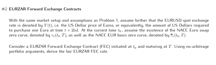  #2 EURZAR Forward Exchange Contracts With the same market setup and