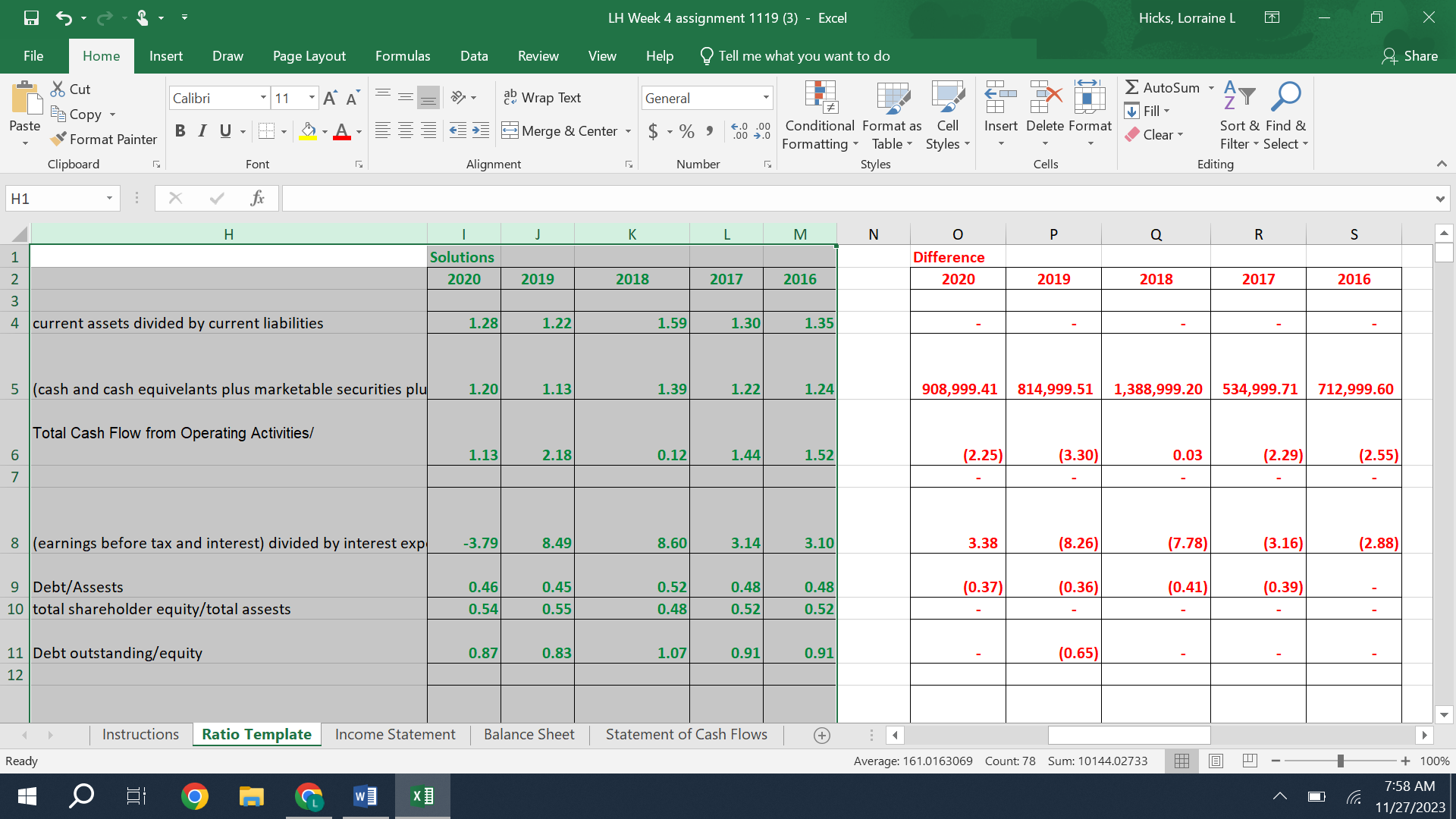 Looking at this spreadsheet and the solutions can someone please help me