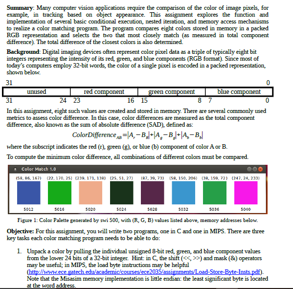 Please complete the MIPS/MISASIM Code using the completed C code and the