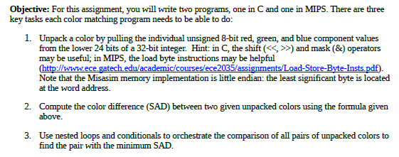 shell code provided. --------------------------------------------------------------------------------------------------------------------------------------------------------------------------------------------------------------------------------------------- #HW2-2-shell.asm # Color Matcher # # Your Name: