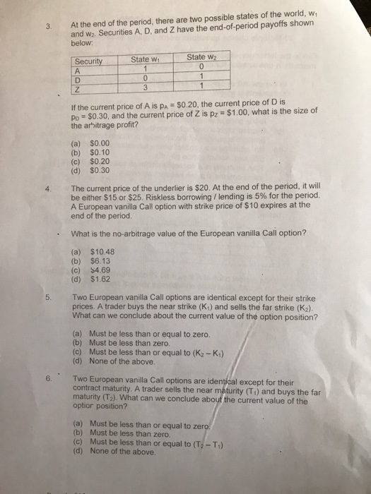 20 Multiple choice questions worth 2 marks each [40 marks]. Circle the