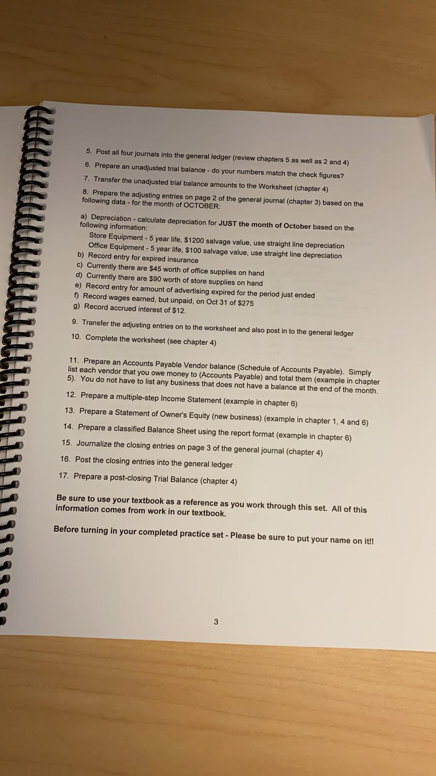 How many forms have you recorded in the Purchases Journal? 2) In