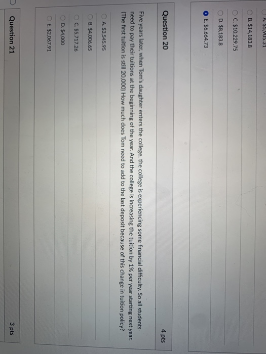 college 5 years from now. And Tom is preparing to pay for