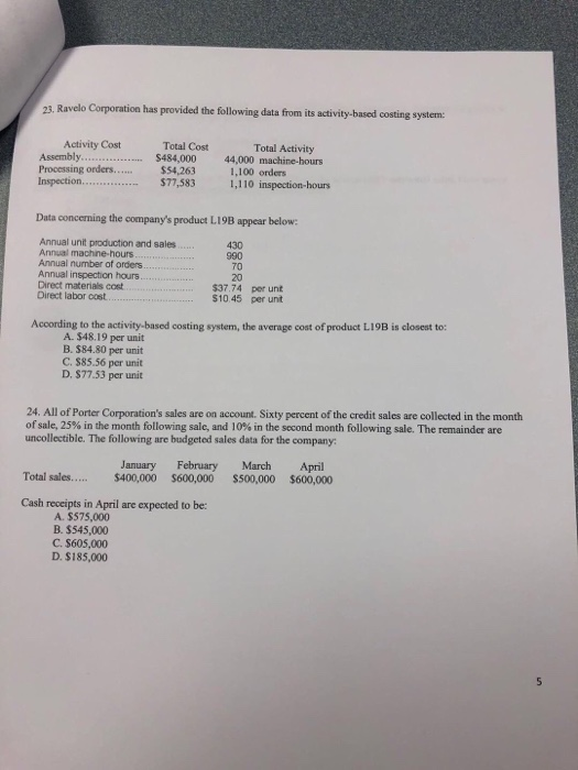 unit will reduce the break-even point. 3. The margin of safety in