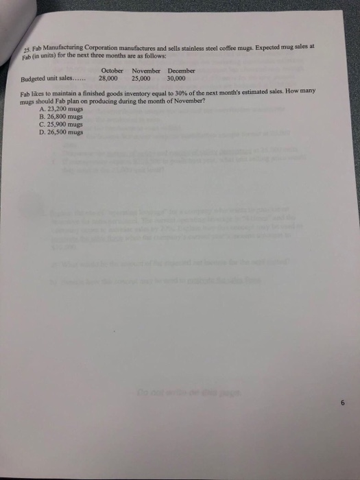 dollars equals the excess of actual sales over budgeted sales. 4. In