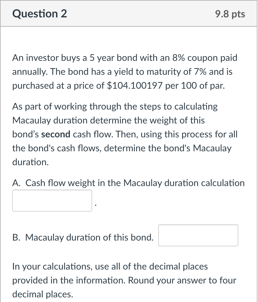 You may need to use Excel for this question! Question 2