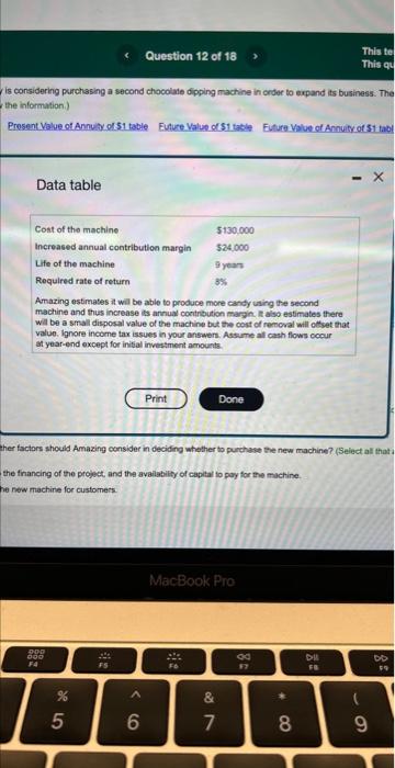 order to expand its business. The information Amazing has accumulated regarding the