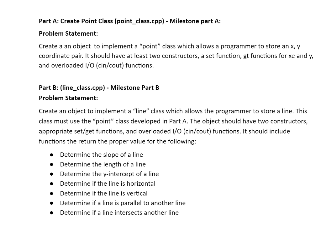 I need help with these two programming problems given the starter code
