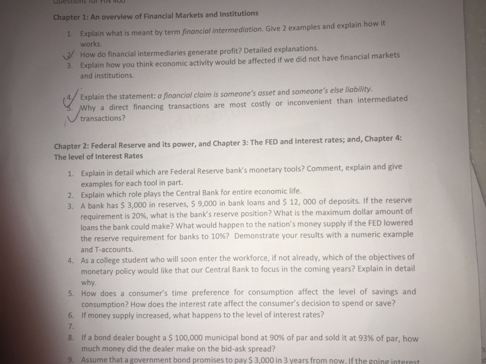  How do financial intermediaries generate profit Please i need the answere
