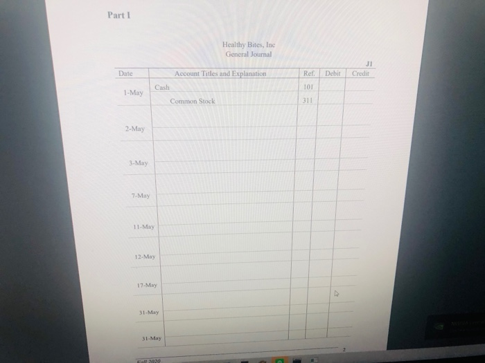 III Problem Healthy Bites, is an incorporated organic packaged food start-up located