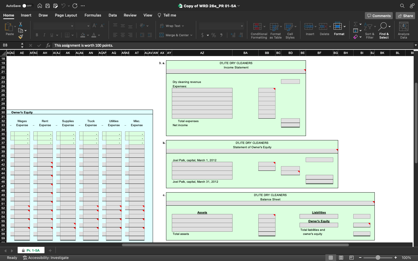 list. In part 2, place a plus sign or minus sign in