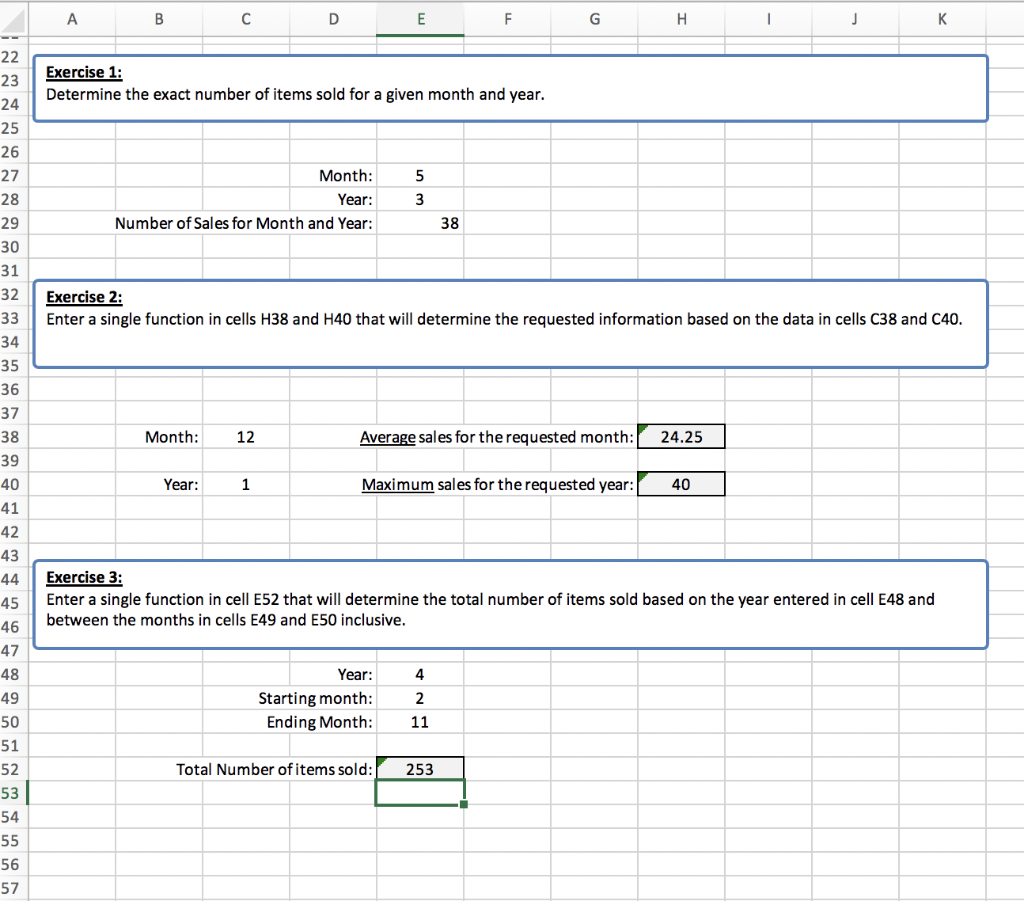 to use the offset function!! Thank you! A B D E F