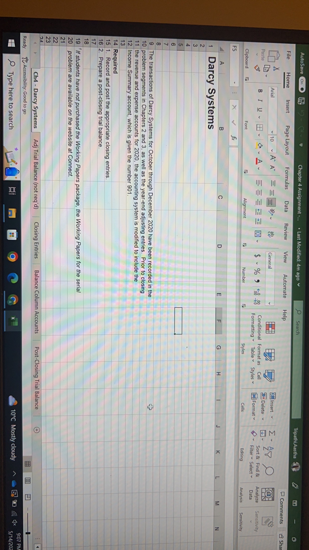 31,2020 . The initial chart of accounts for the accounting system includes