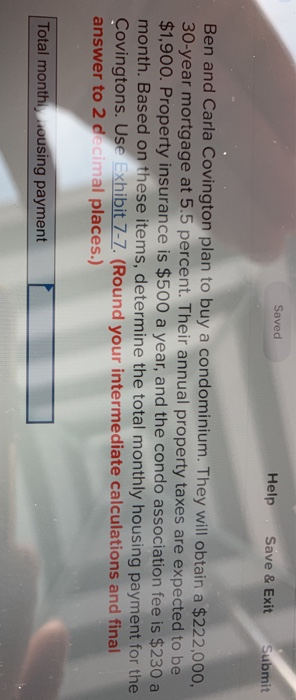  Saved Help Save & Exit Submit Ben and Carla Covington plan