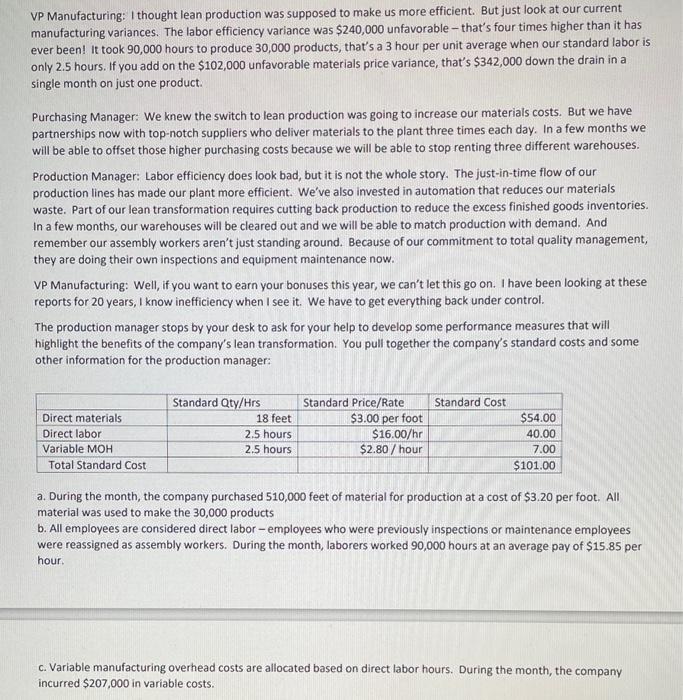 last few months are: Based on the information above: 1. Compute the