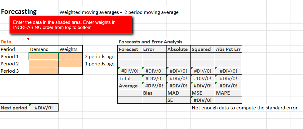 to calculate the February Forecast with Exponential Smoothing as a function of