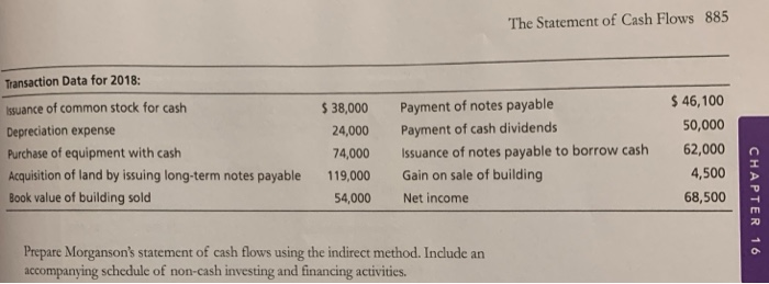 2 Accountants for Morganson, Inc have assembled the following data for the