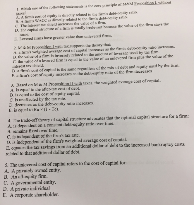  Please indicate correct answer only no explanation 1. Which one of