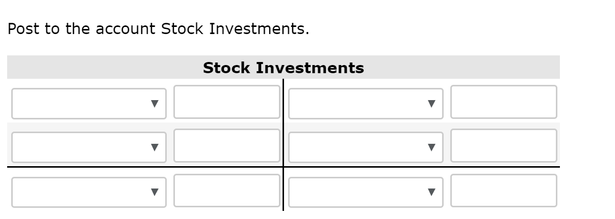 are held as long-term investments. Problem H-3 (Part Level Submission) On December