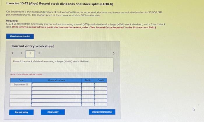 splits (LO10-6) par, common shares. The market price of the common sfock