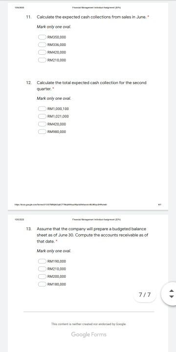 is 10% and the following is the cash flow schedule: Year 1RM20,000: