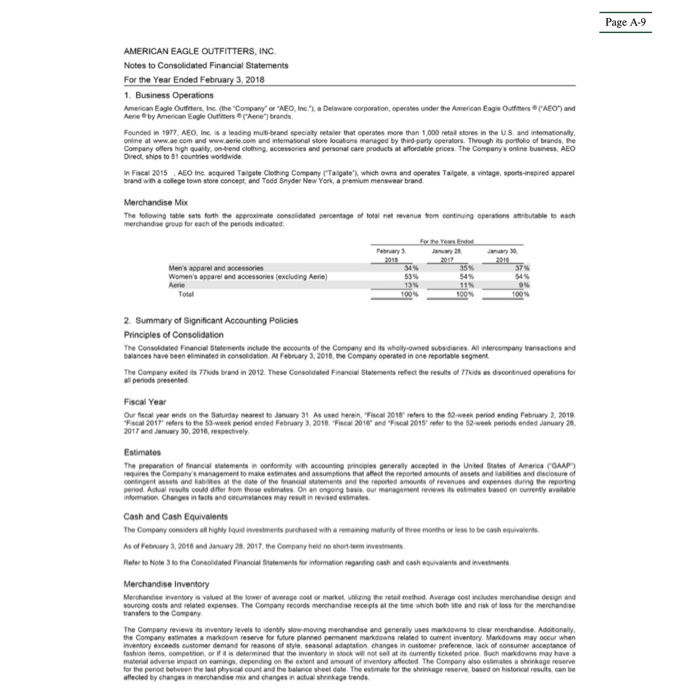deciding whether to lend money to American Eagle versus Buckle? 4. Which
