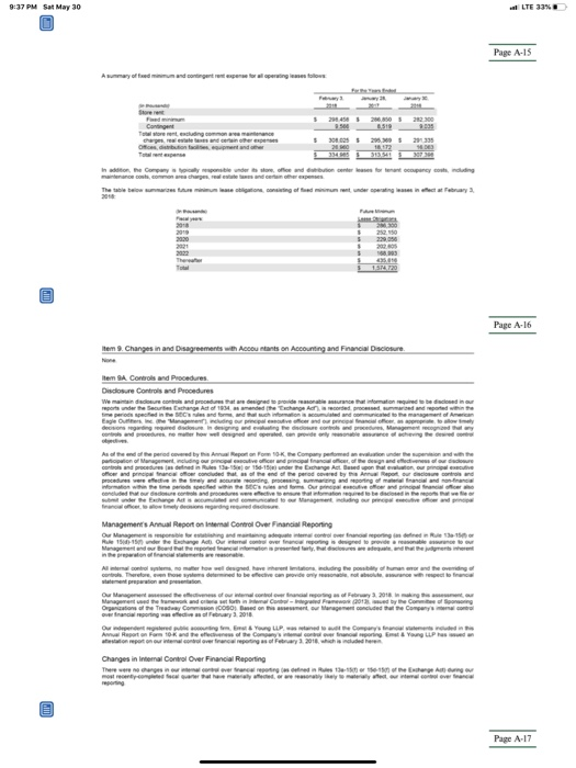 SECURITIES EXCHANGE ACT OF 1934 For the Year End February, 2018 OR