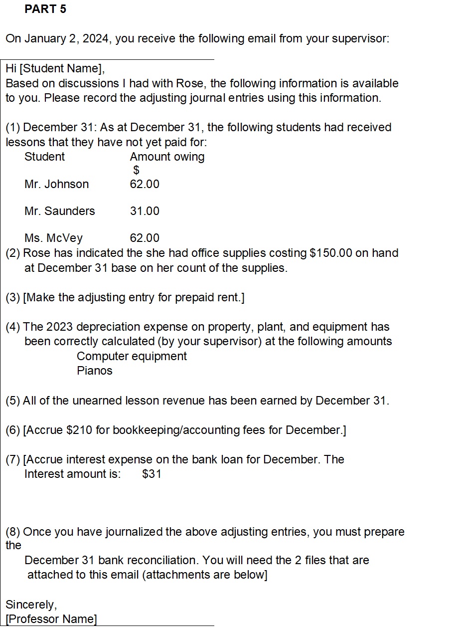 ahead in time to December 1, 2023. Rose has done well at