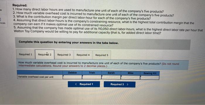 and a sewing kit. Demand for the company's products is increasing, and