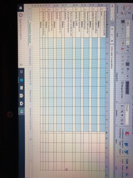 Lake Corporation A C D G Echo Lake Corporation Transaction Analysis INFORMATION