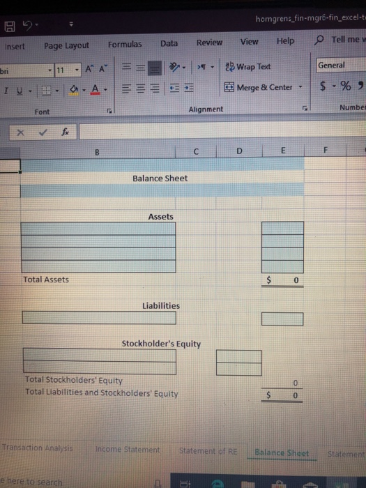 in balance after each transaction. The accounting equation is calculated automaticallly to-