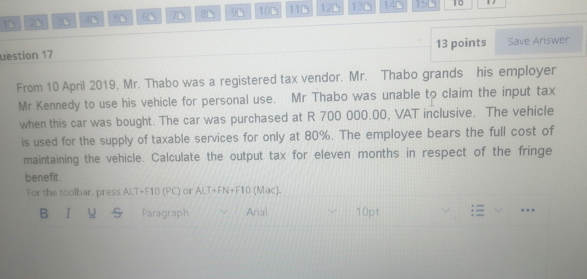 TO 100 110 120 130 142 13 points Save Answer uestion