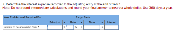 dollar. Use 360 days a year. Journal entry worksheet 123456 Paid the