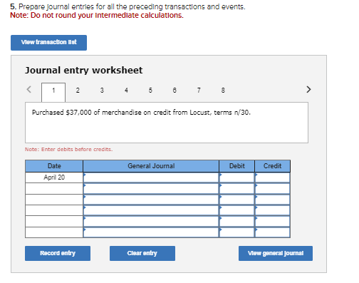 Nate: Enter debits before credts. Journal entry worksheet Borrowed $24,000 cash from