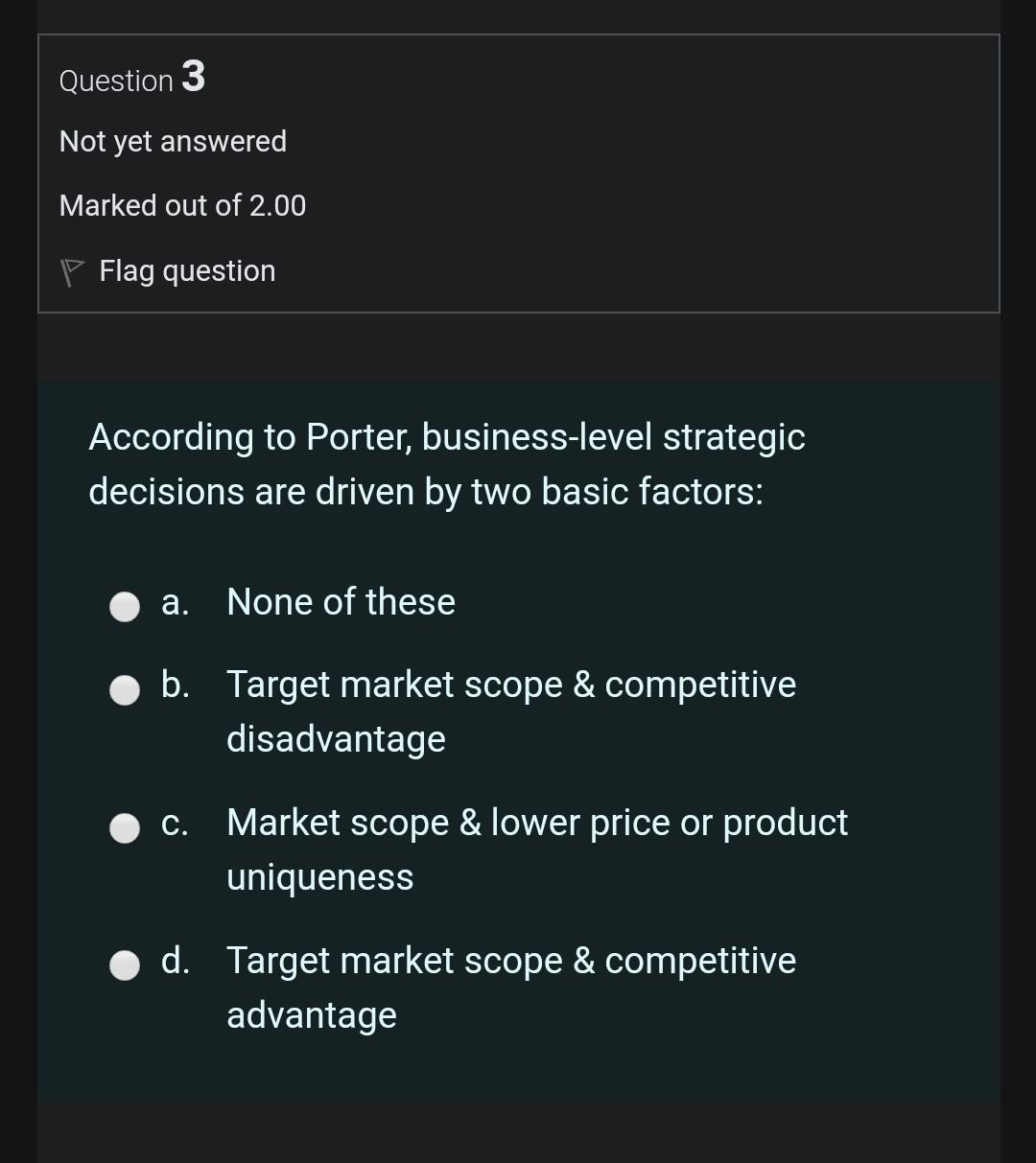 best describes strategic leader': 1 A. Ensure everyone works without alignment to
