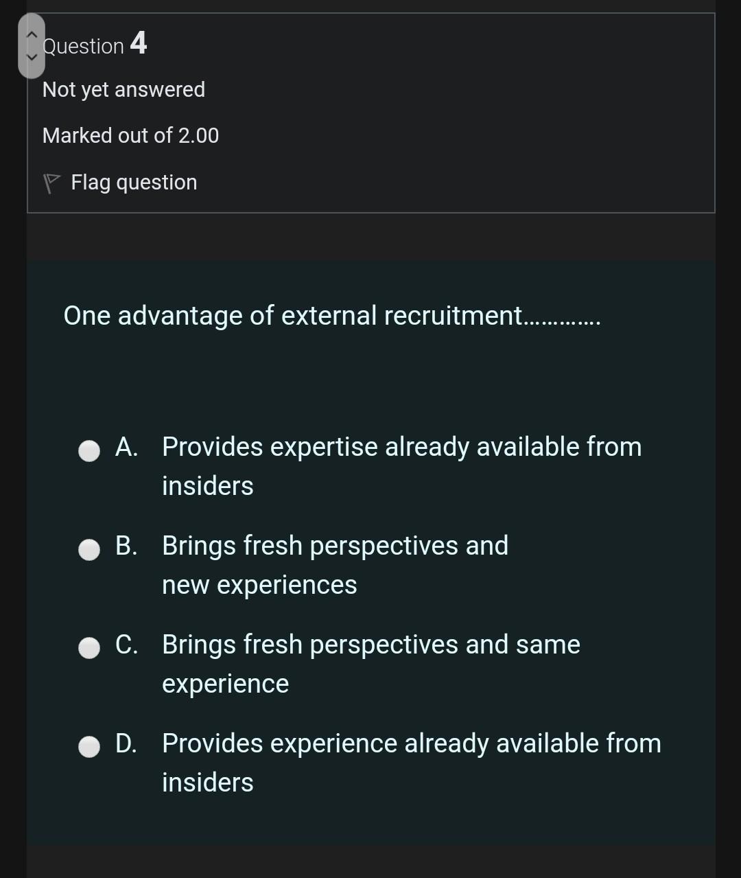 the strategy B. Ensure everyone works with alignment to strategy C. Ensure