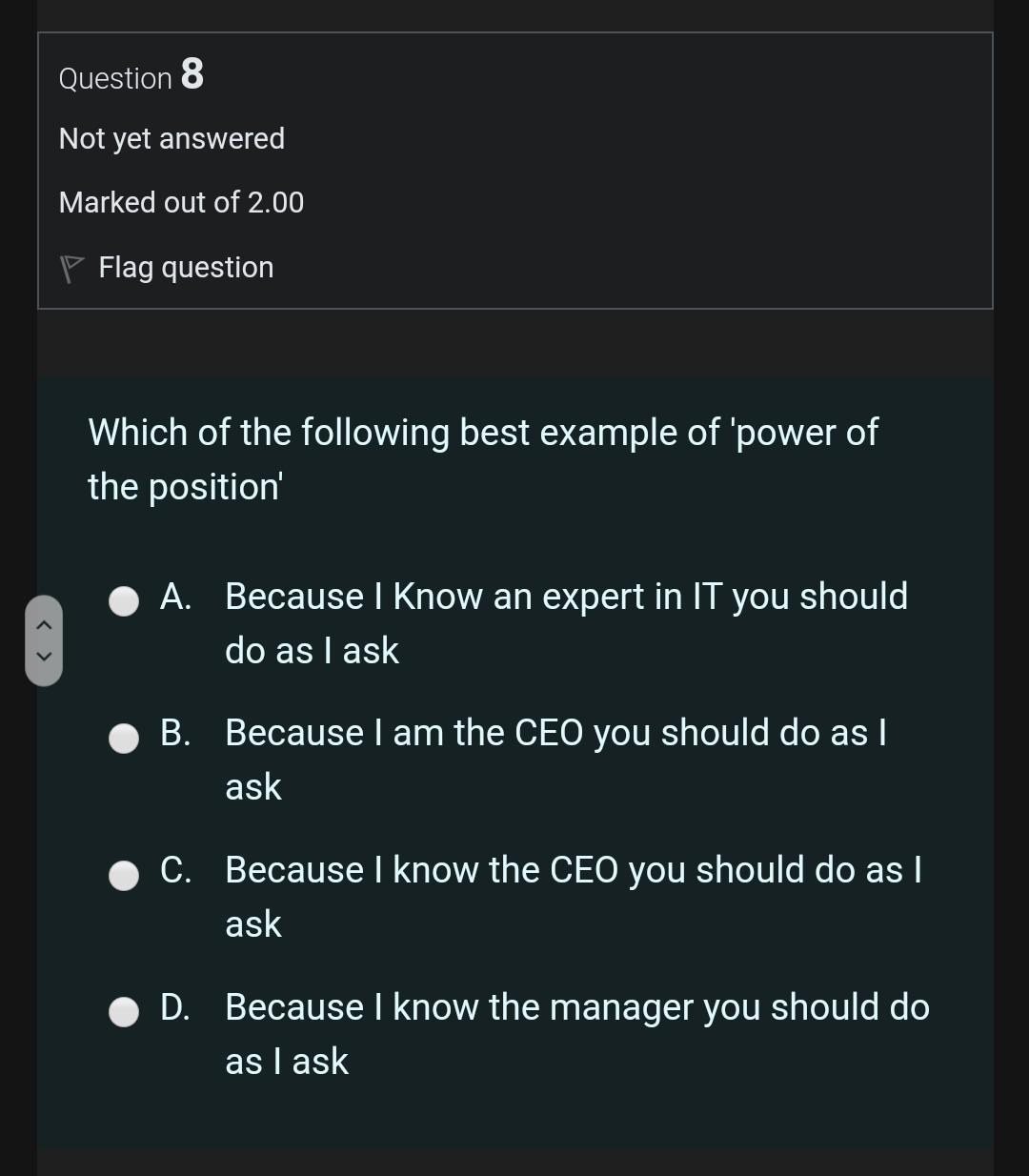 business opportunities. A definition of: A. Strategy formulation B. portfolio planning C.