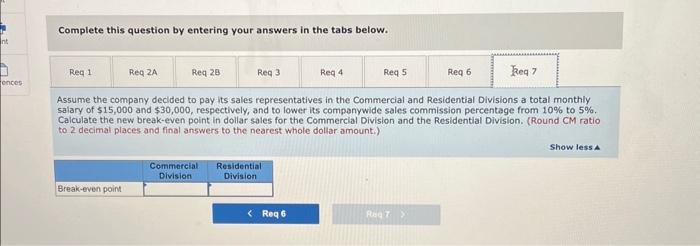 on a review of the intern's segmented income statement, how much of