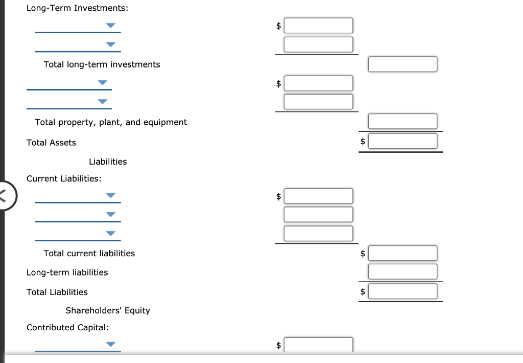 December 31, 2019: Accounts Payable $44,200 Income Taxes Payable Accounts Receivable Inventory