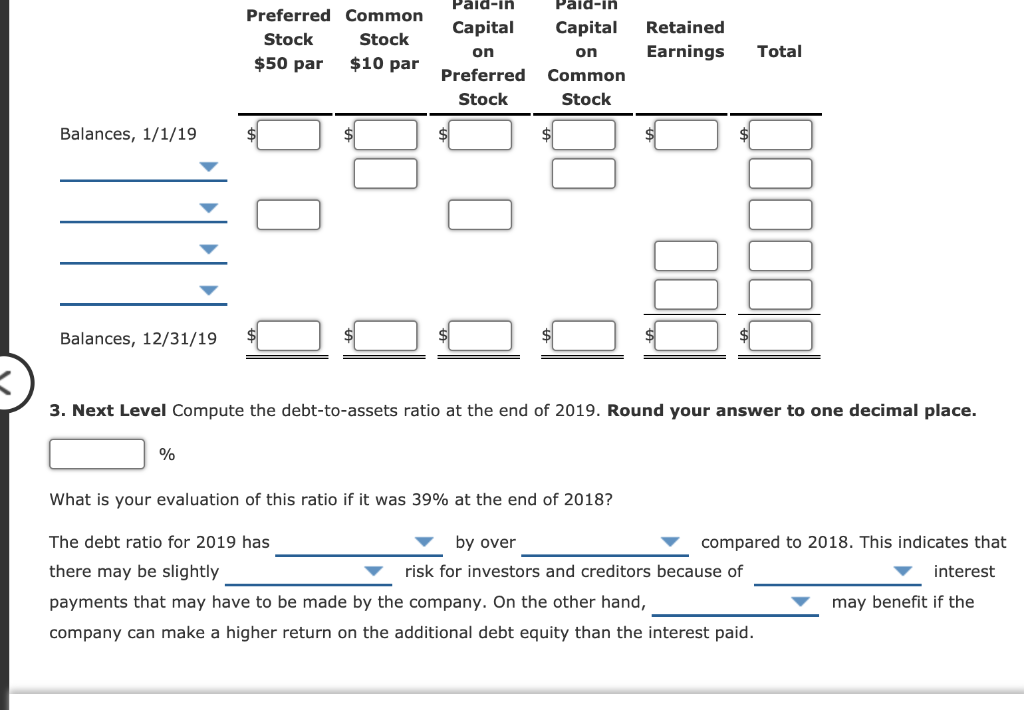 Paid-in Capital on Preferred Stock Investment in Affiliate Long-Term Liabilities (book value)