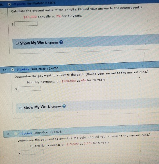 $2000. yr o Show My Work (optionall Use the "rule of 72"