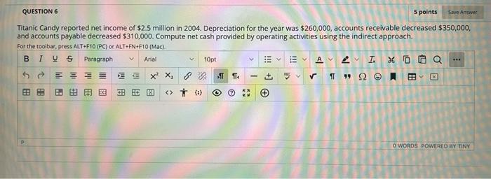 ALTFN+F10 (Mac). I gs Paragraph Arial 10pt A 2 I. %O a