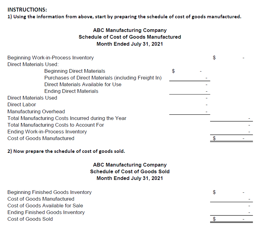 1 Work-in-Process Inventory, December 31 $$$$5,0007,00012,00016,000 Finished Goods Inventory, January 1 Finished
