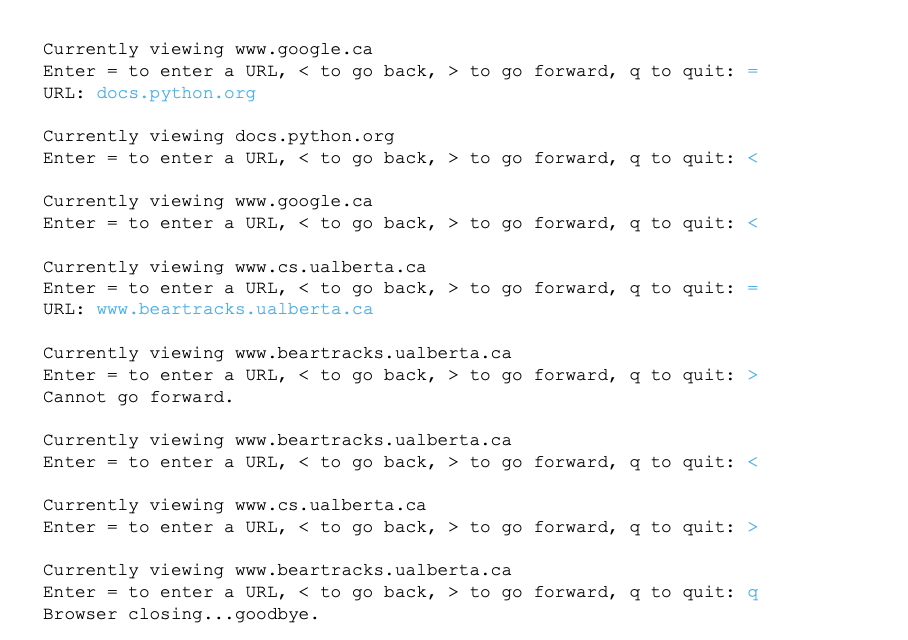 of the Stack class covered in the lectures. 2. Modify the pop()