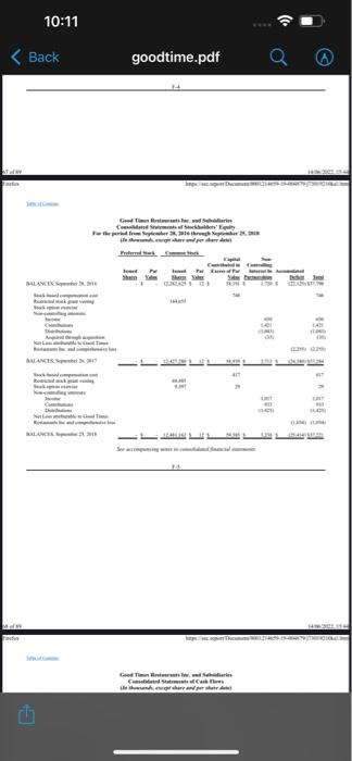 in accounts receivable (case) decrease in memories prppees and other c anch