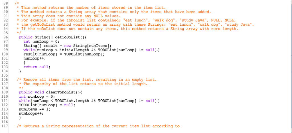 a TODOList Test object but I'm not exacly sure where to start