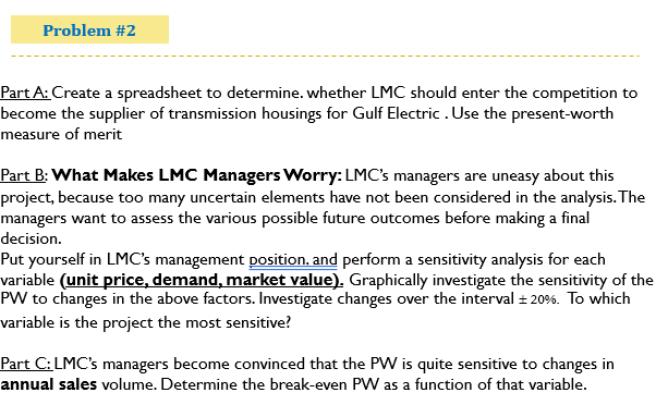 provide all the equation use you especially for part B and C