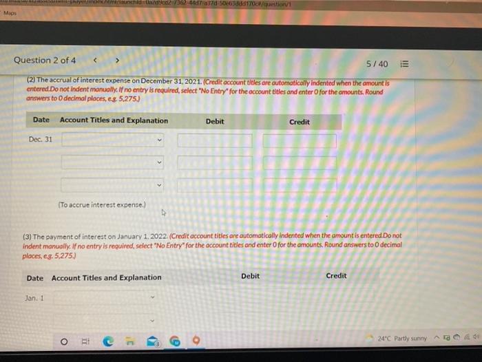 bonds have a contractual interest rate of 9% and mature on January