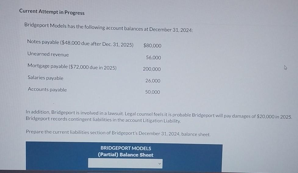  please answer this as fast as possible. Bridgeport Models has the